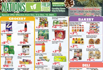 Nations Fresh Foods (Hamilton) Flyer December 6 to 12 Nations Fresh Foods (Hamilton) Flyer December 6 to 12