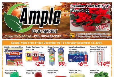 Ample Food Market (Brampton) Flyer December 6 to 12