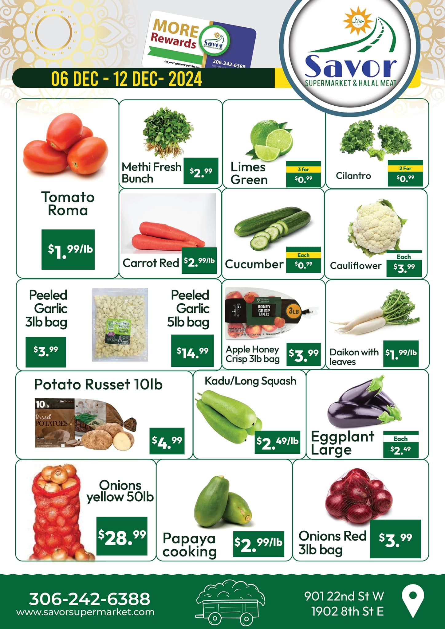 Savor Supermarket Flyer December 6 to 12