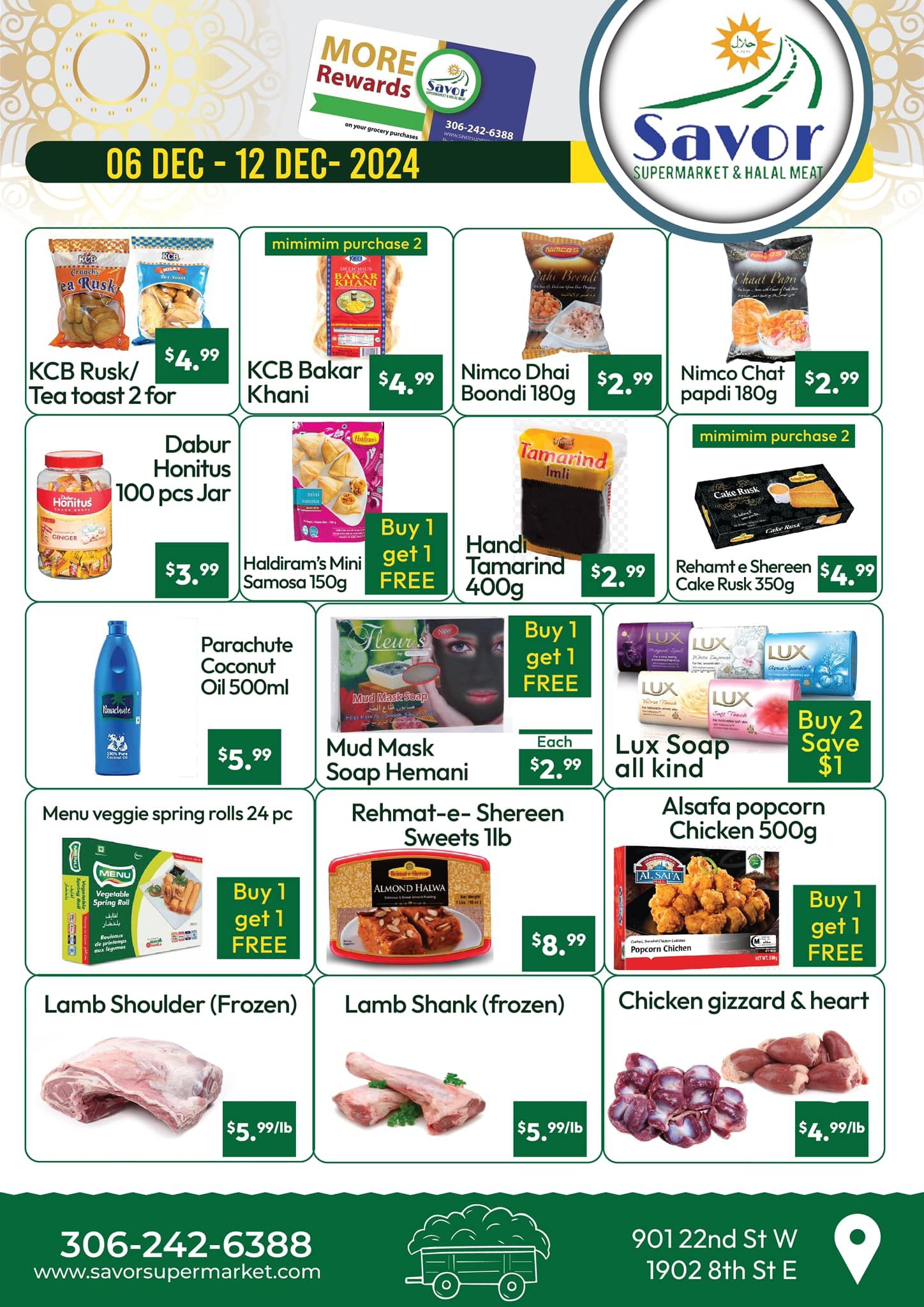Savor Supermarket Flyer December 6 to 12
