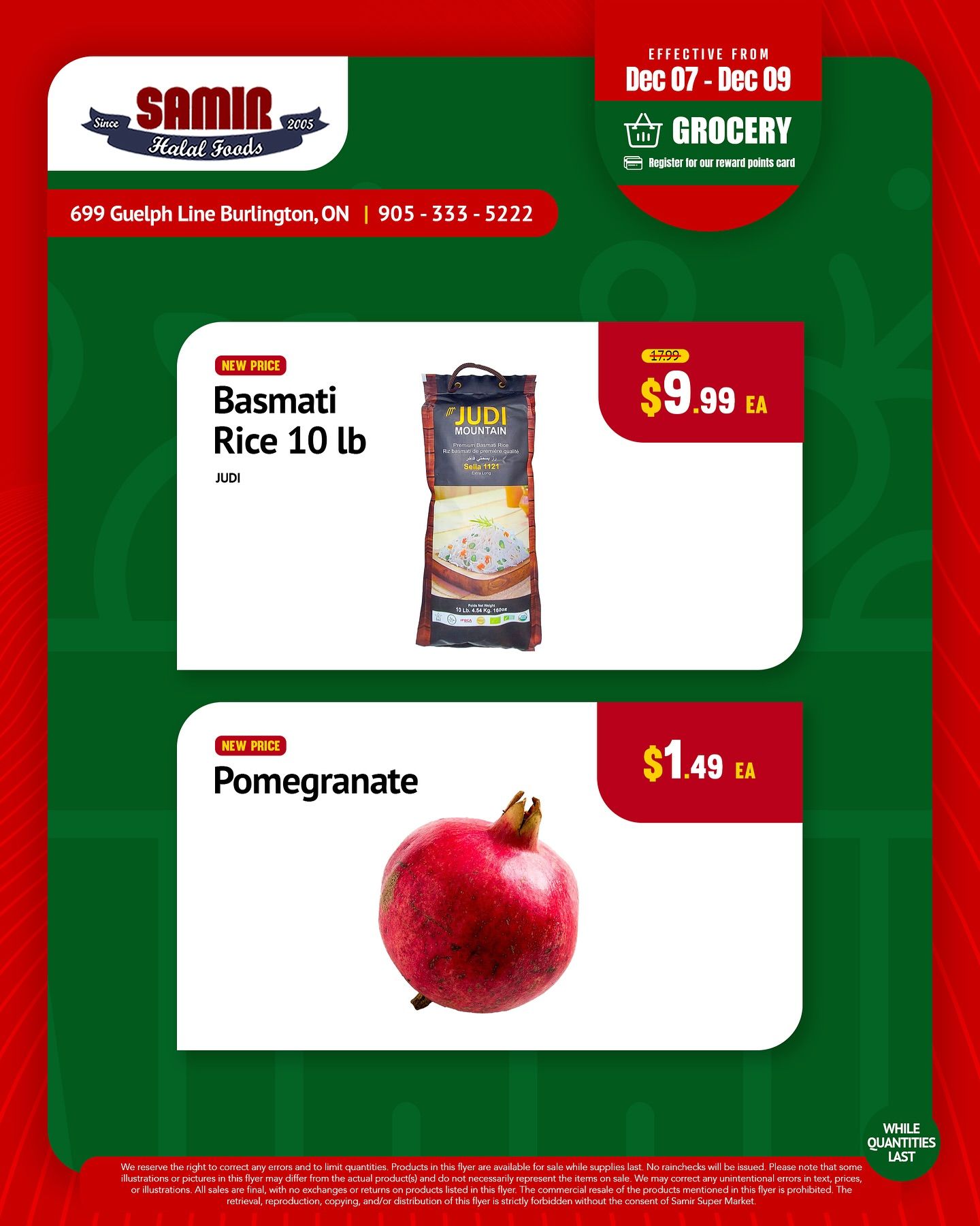 Samir Supermarket Flyer December 7 to 9