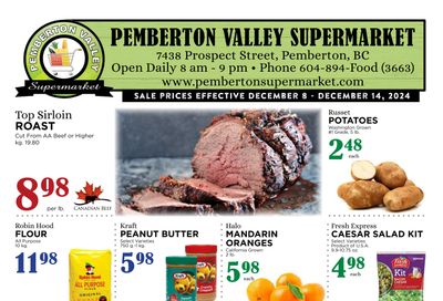 Pemberton Valley Supermarket Flyer December 8 to 14