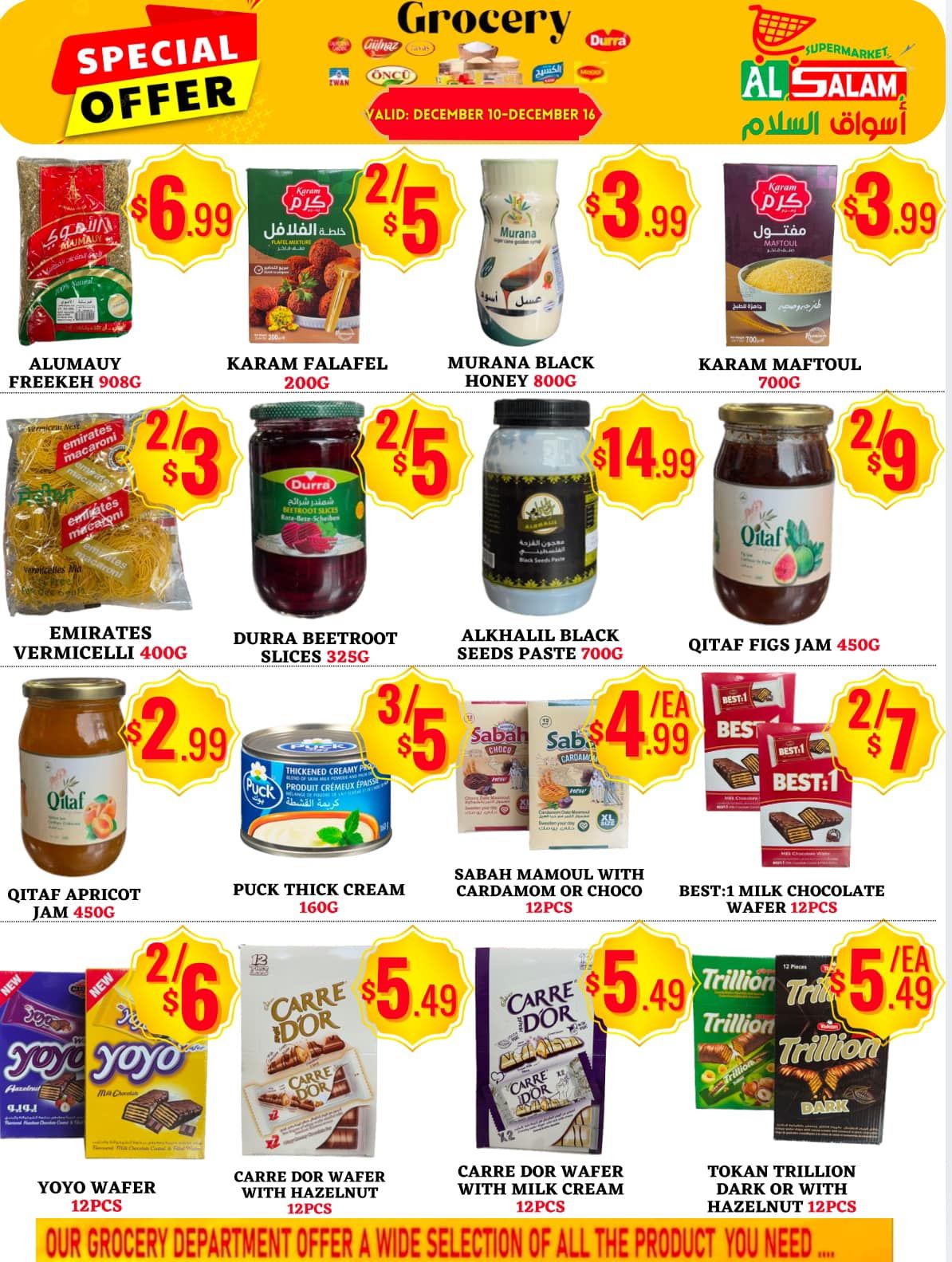 Al-Salam Supermarket Flyer December 10 to 16