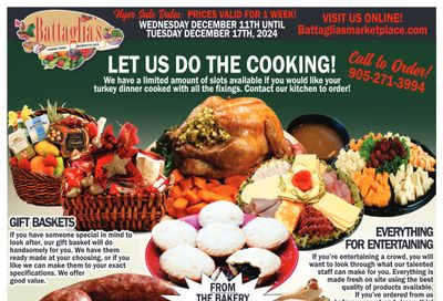Battaglia's Marketplace Flyer December 11 to 17