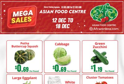 Asian Food Centre (Wanless Dr.) Flyer December 12 to 18