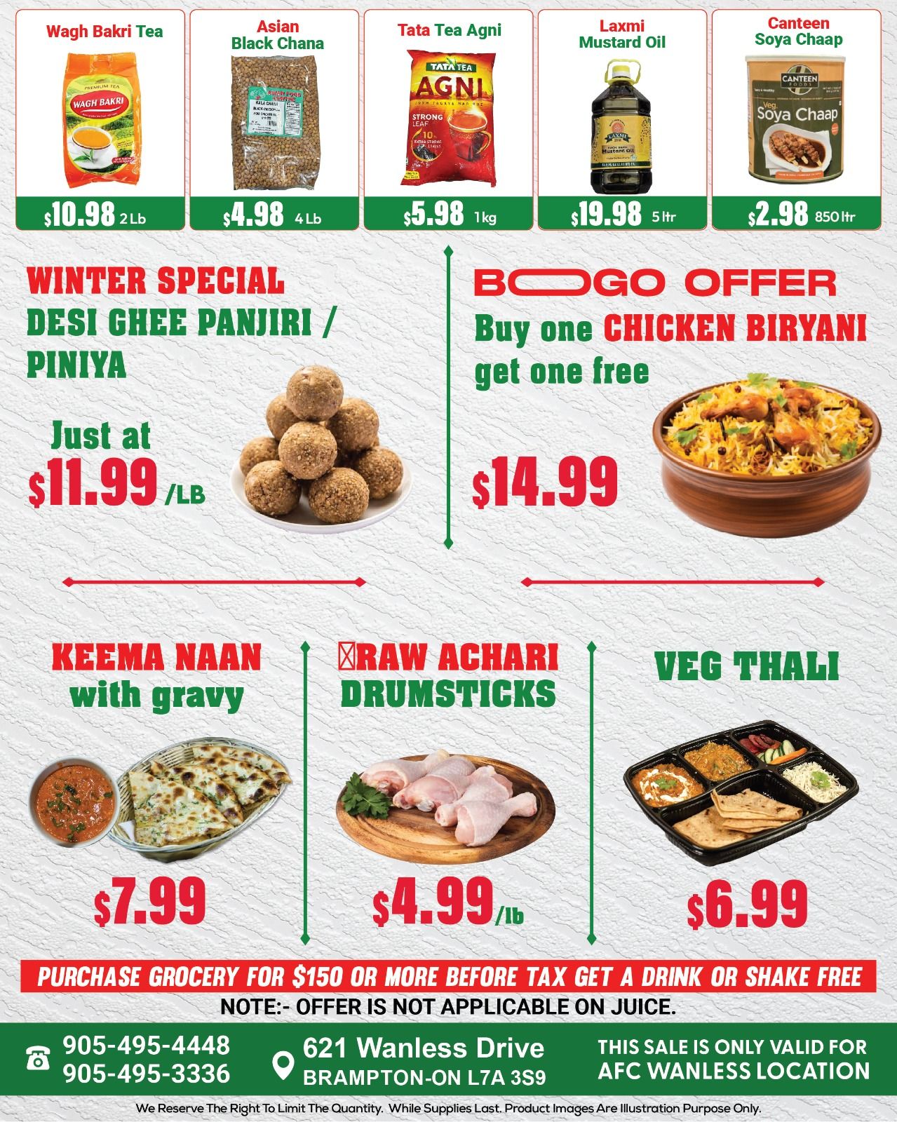 Asian Food Centre (Wanless Dr.) Flyer December 12 to 18