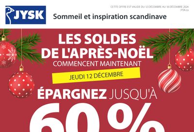 JYSK (QC) Flyer December 12 to 18