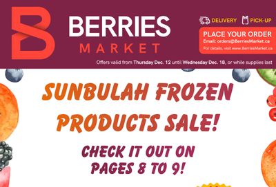 Berries Market Flyer December 12 to 18
