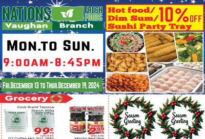 Nations Fresh Foods (Vaughan) Flyer December 13 to 19