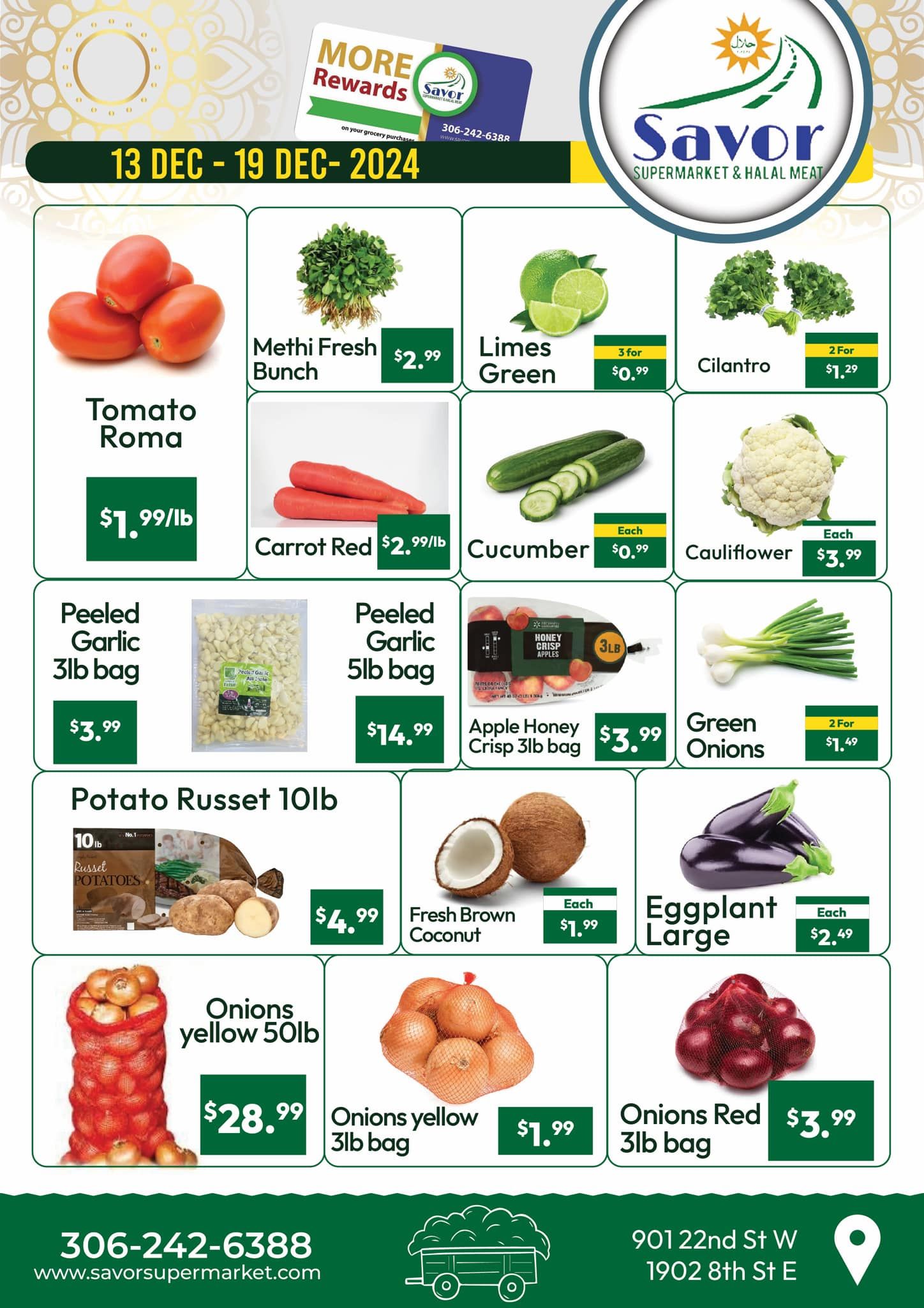 Savor Supermarket Flyer December 13 to 19