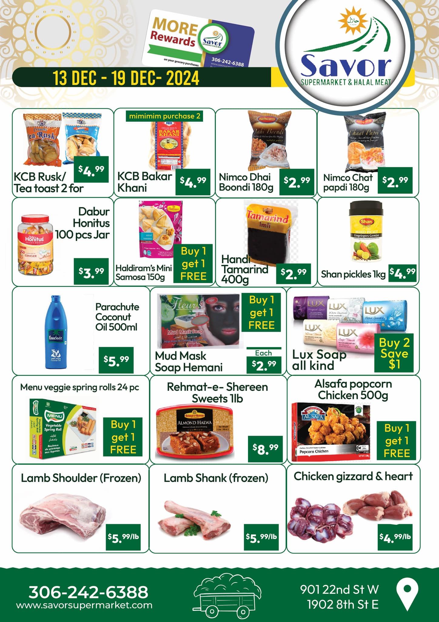 Savor Supermarket Flyer December 13 to 19