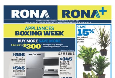 Rona & Rona+ (West) Flyer December 19 to 25