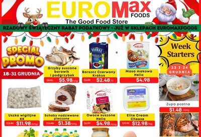 EuroMax Foods Bi-Weekly Flyer December 18 to 31