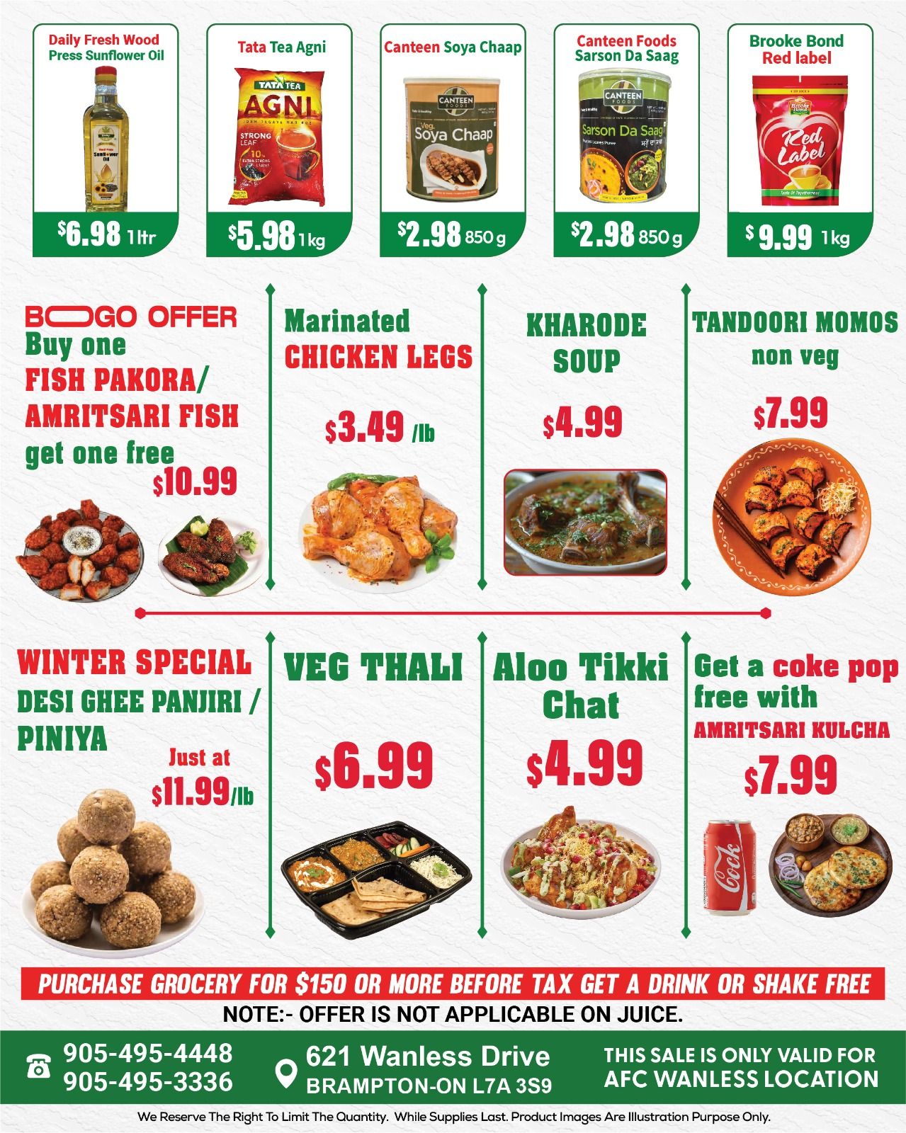 Asian Food Centre (Wanless Dr.) Flyer December 19 to 25