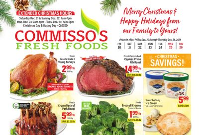 Commisso's Fresh Foods Flyer December 20 to 26