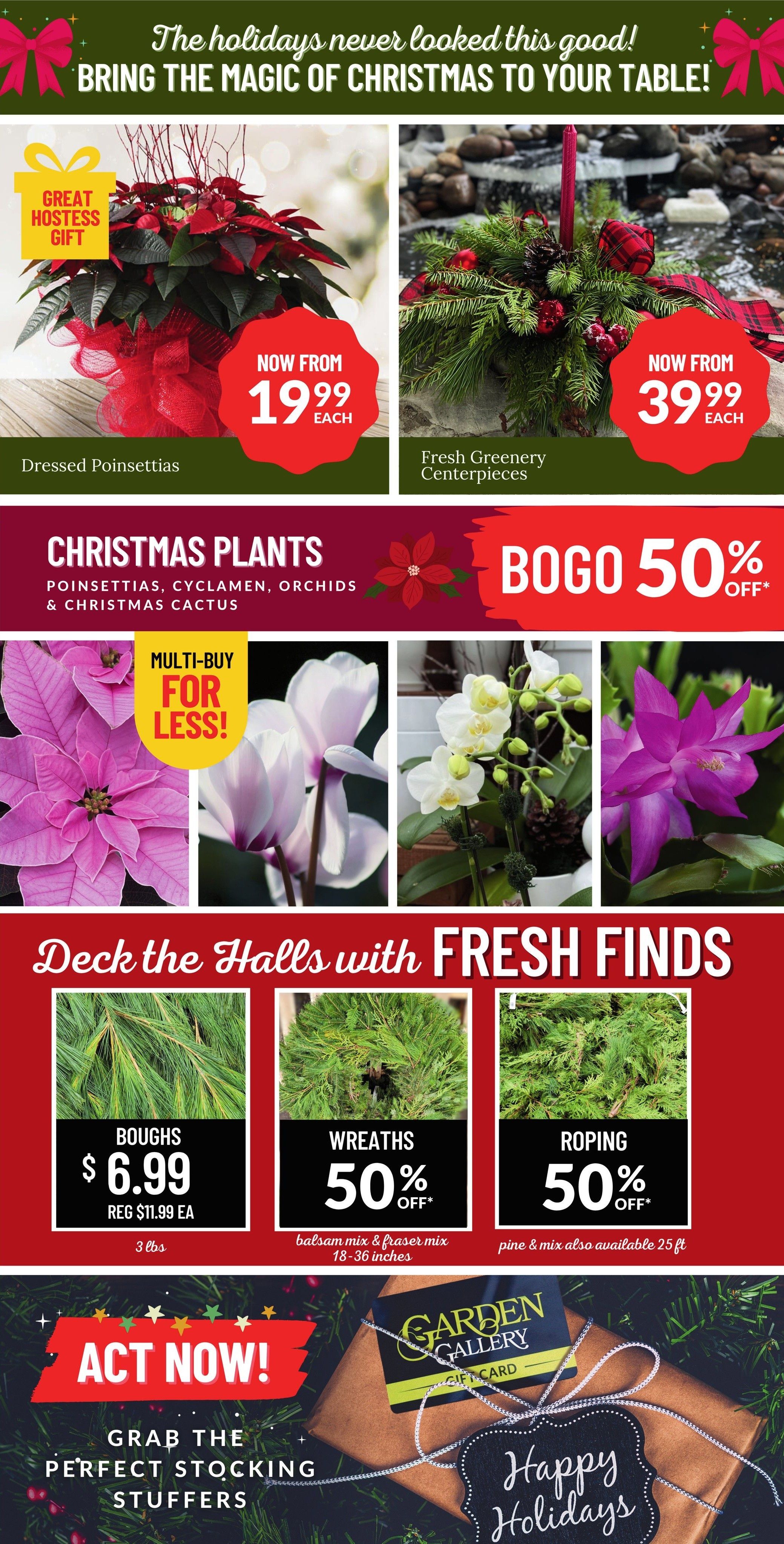 Lakeside Garden Gallery Flyer December 20 to 26