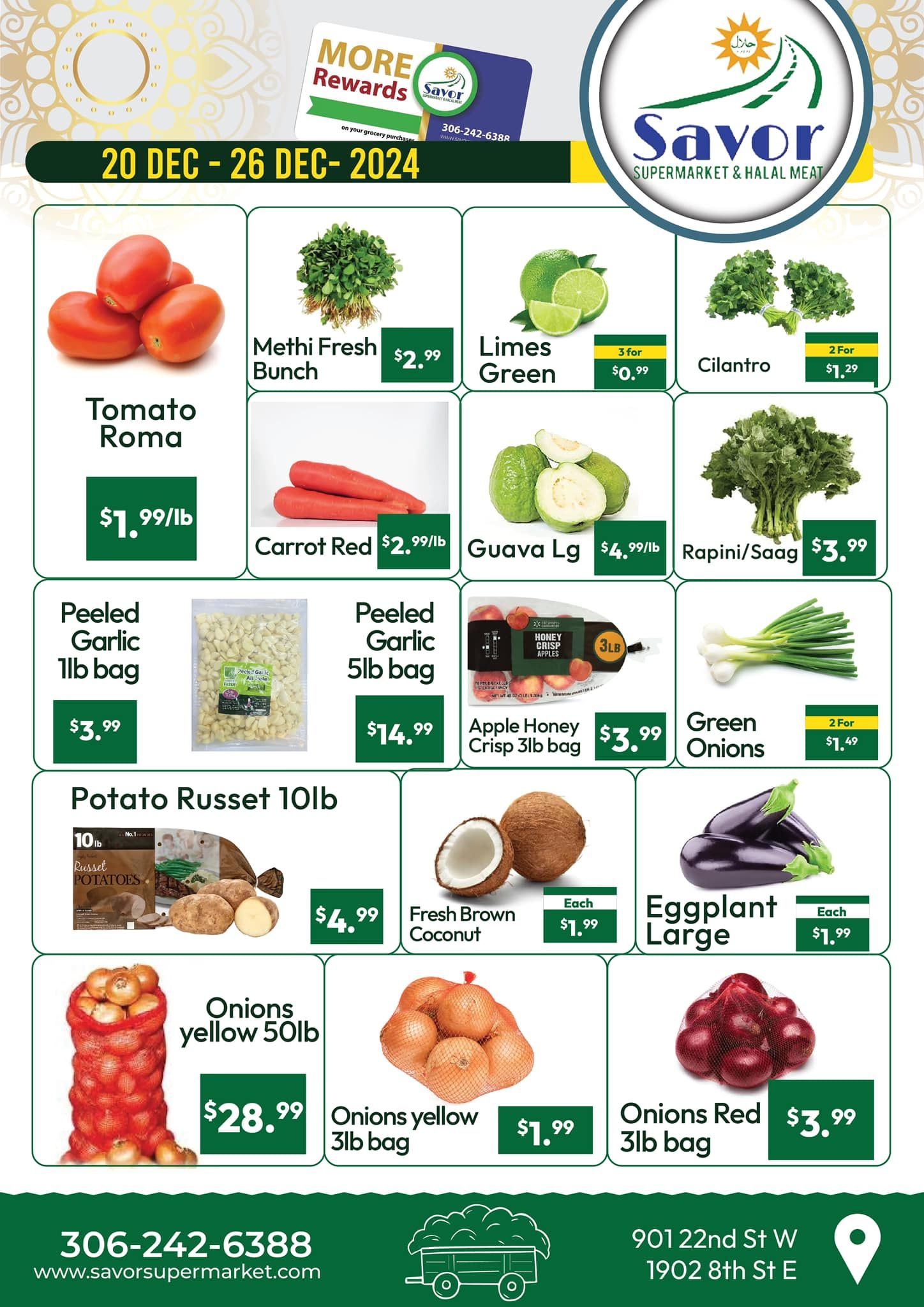 Savor Supermarket Flyer December 20 to 26