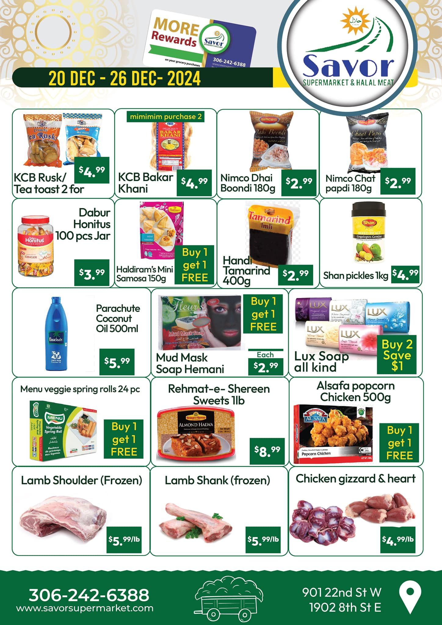 Savor Supermarket Flyer December 20 to 26