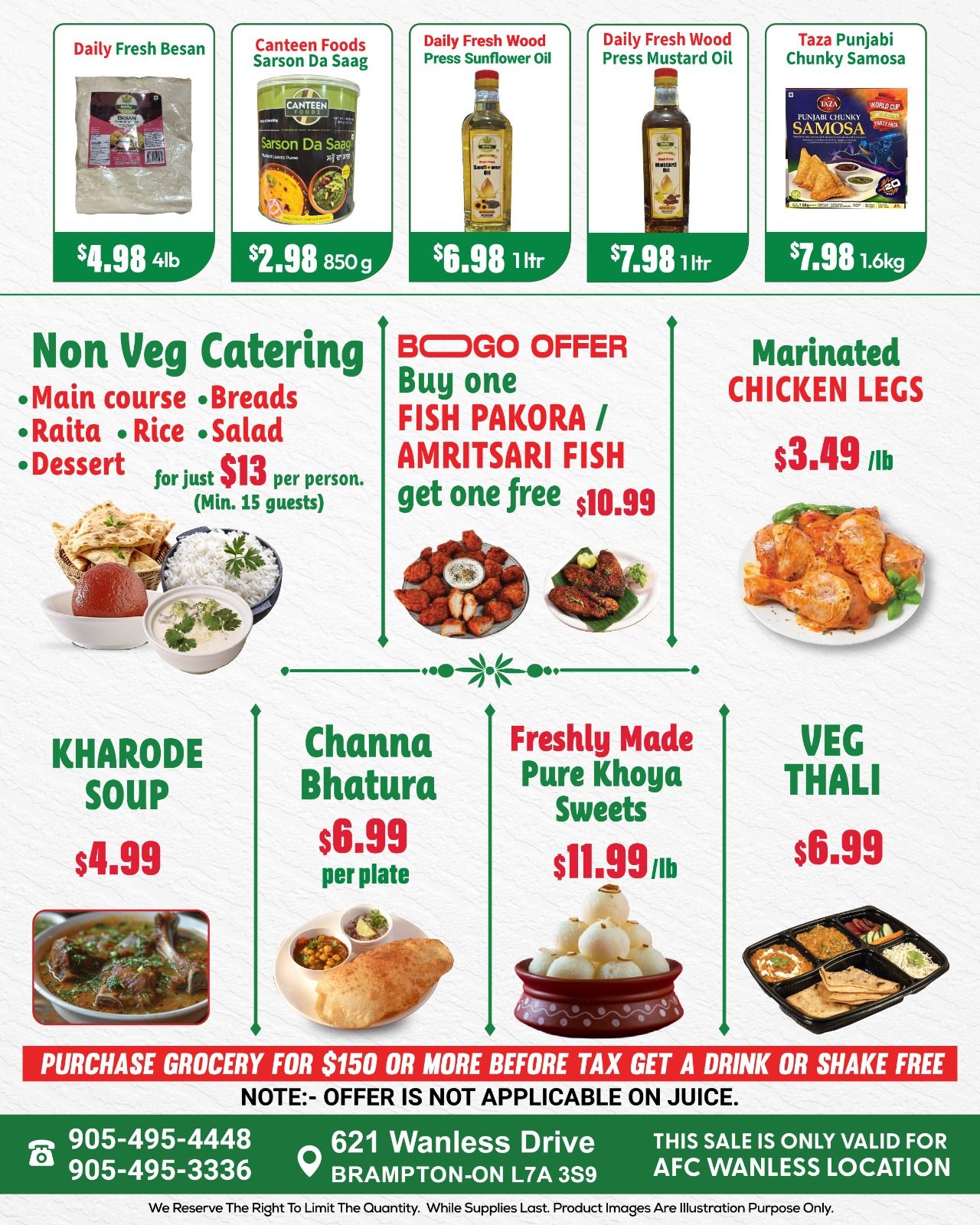 Asian Food Centre (Wanless Dr.) Flyer December 26 to January 1