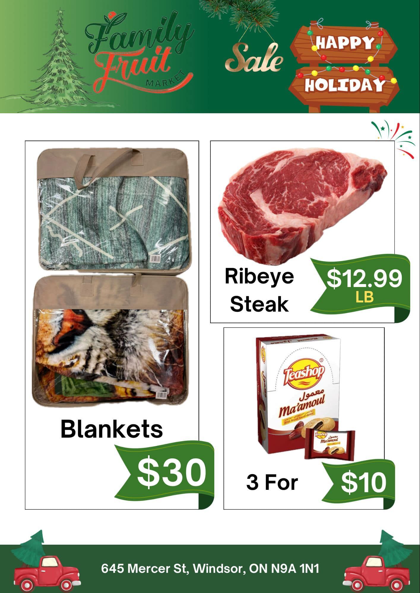 Family Fruit Market Flyer December 26
