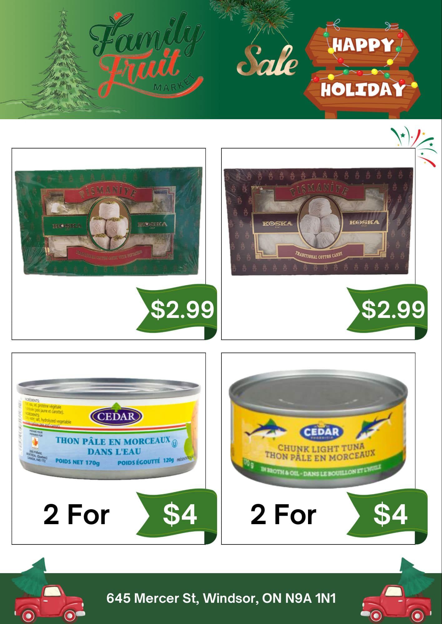 Family Fruit Market Flyer December 26