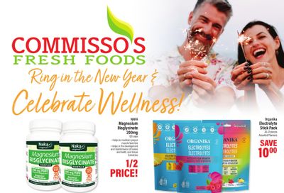 Commisso's Fresh Foods Wellness Flyer December 27 to January 9