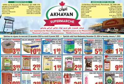 Akhavan Supermarche Flyer December 25 to January 7