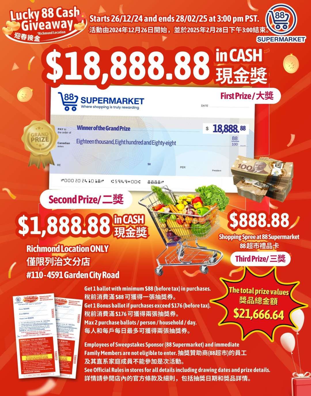 88 Supermarket Flyer December 26 to January 1