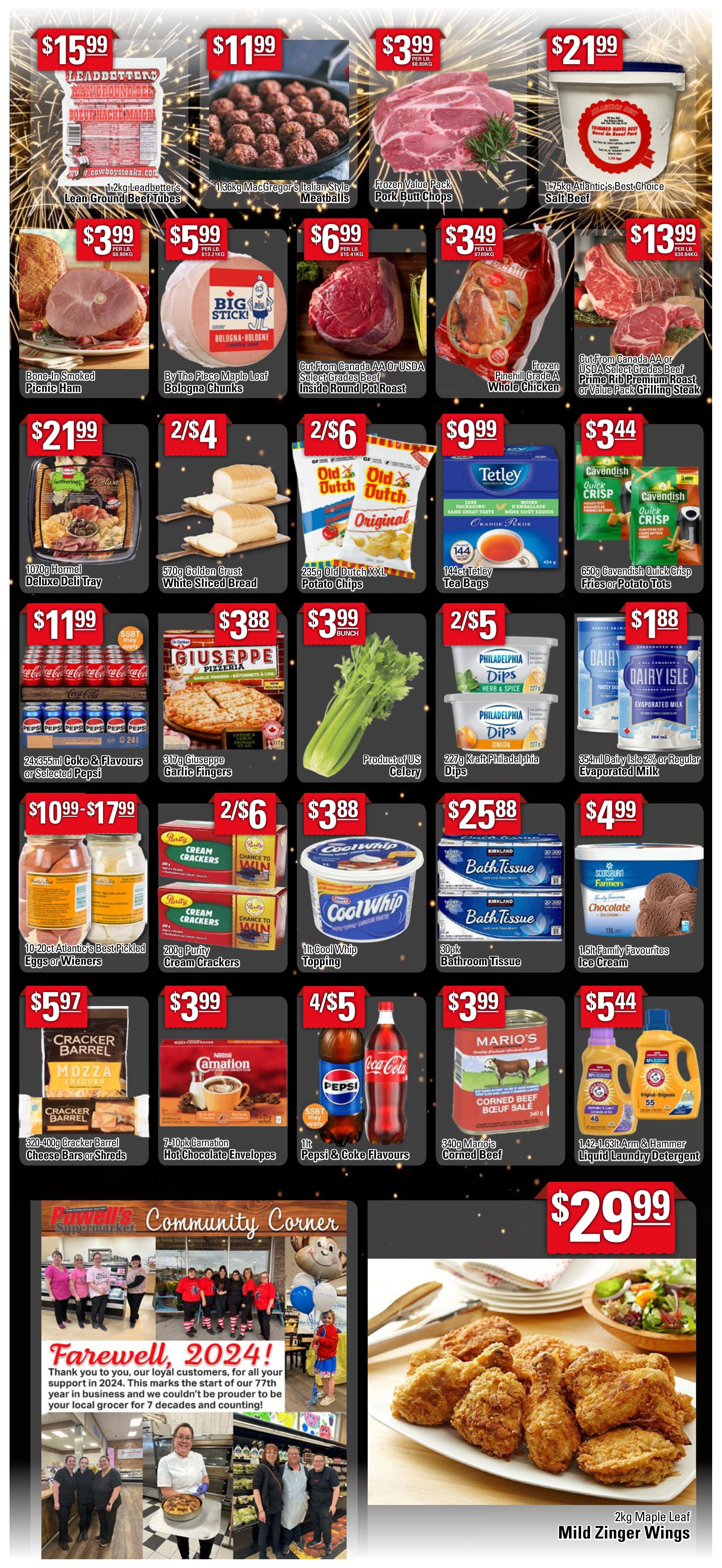 Powell's Supermarket Flyer December 26 to January 1