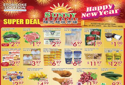 Sunny Foodmart (Etobicoke) Flyer December 27 to January 2