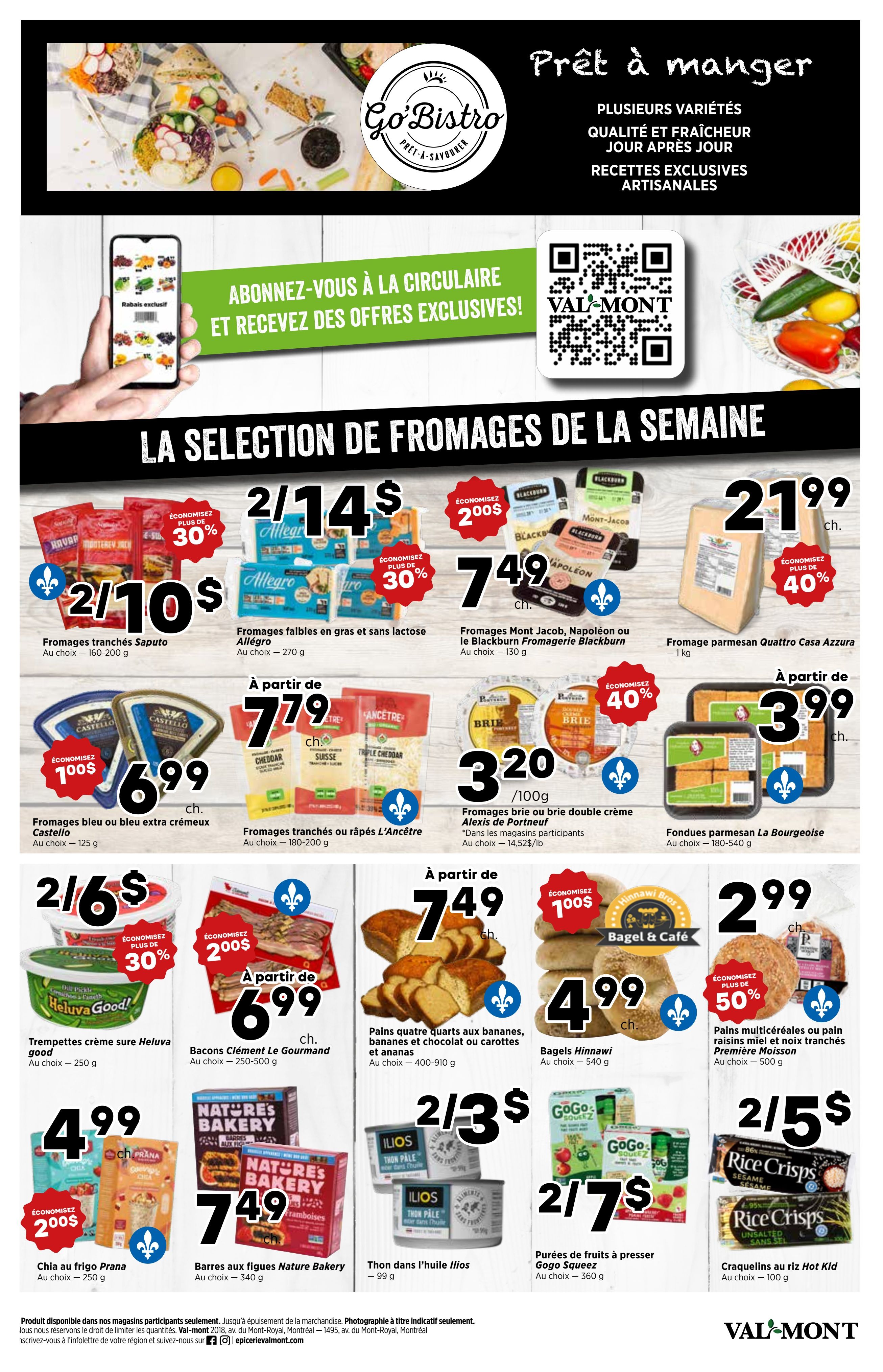 Val-Mont Flyer January 2 to 8