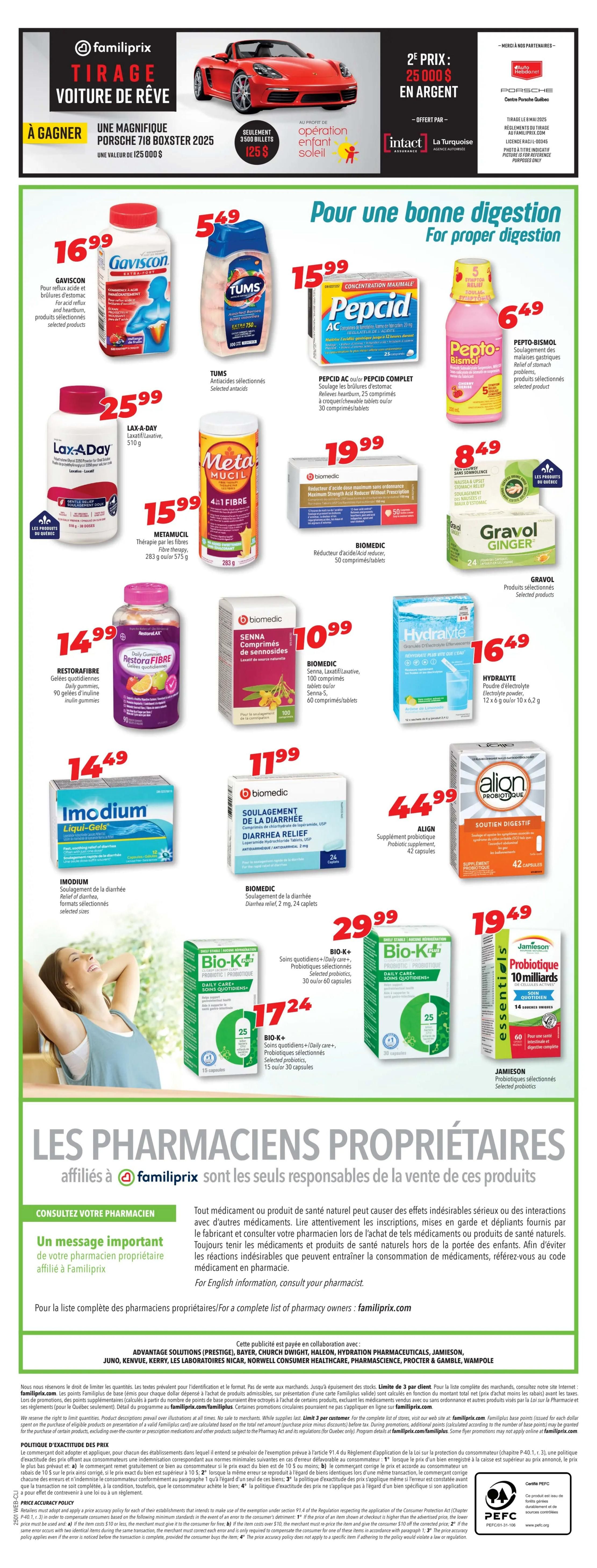 Familiprix Clinique Flyer January 2 to 8