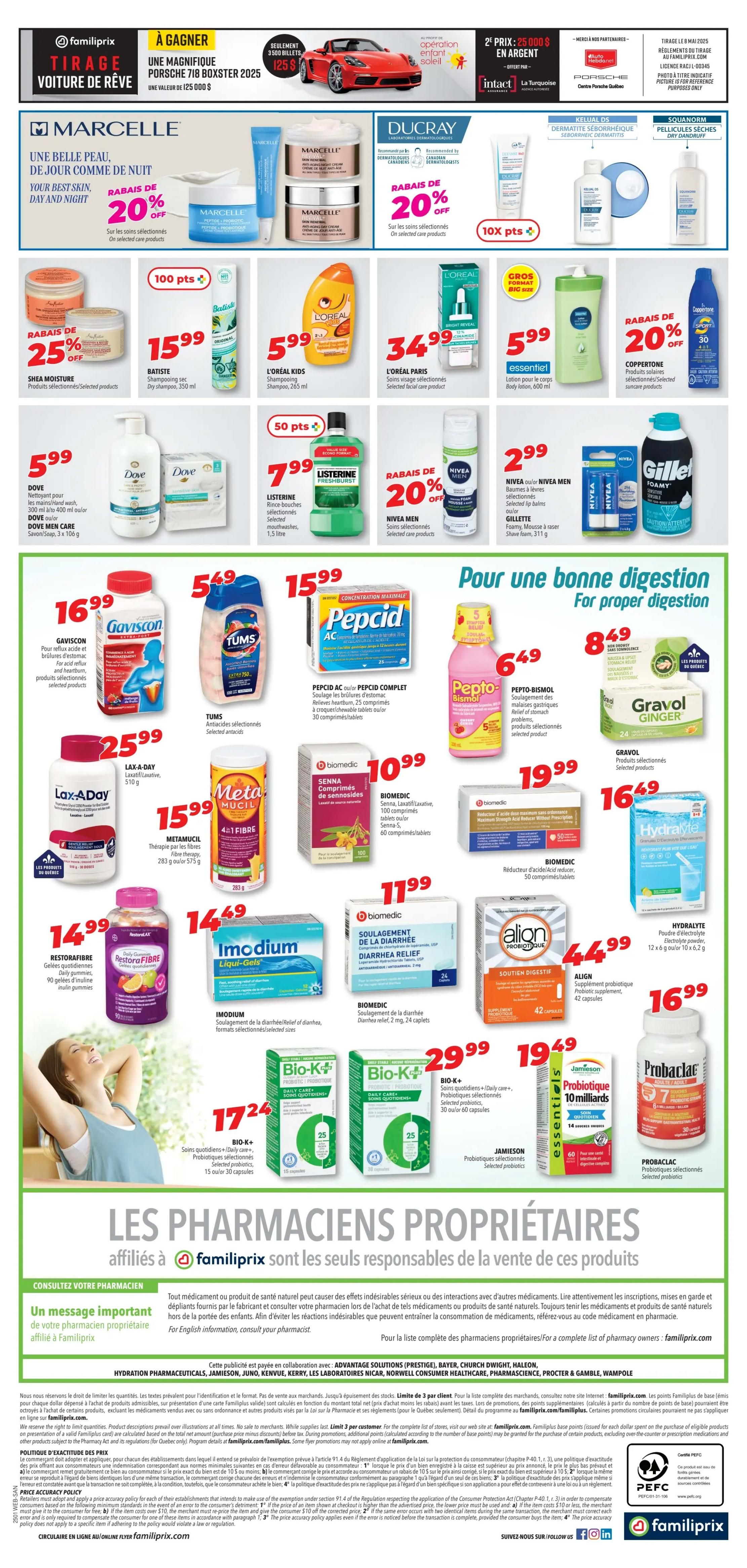 Familiprix Sante Flyer January 2 to 8