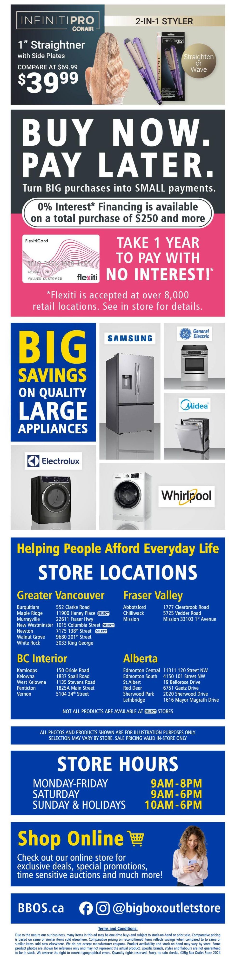Big Box Outlet Store Flyer January 1 to 7