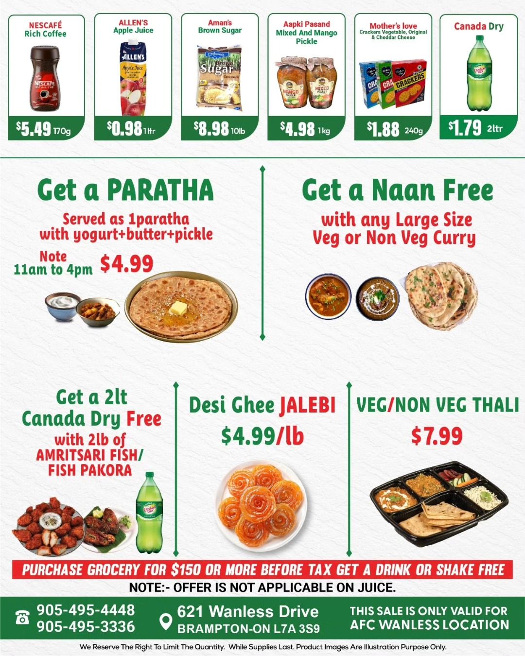 Asian Food Centre (Wanless Dr.) Flyer January 2 to 8