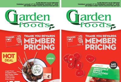 Garden Foods Flyer January 2 to 8