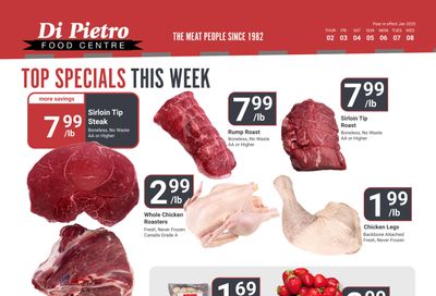 Di Pietro Food Centre Flyer January 2 to 8