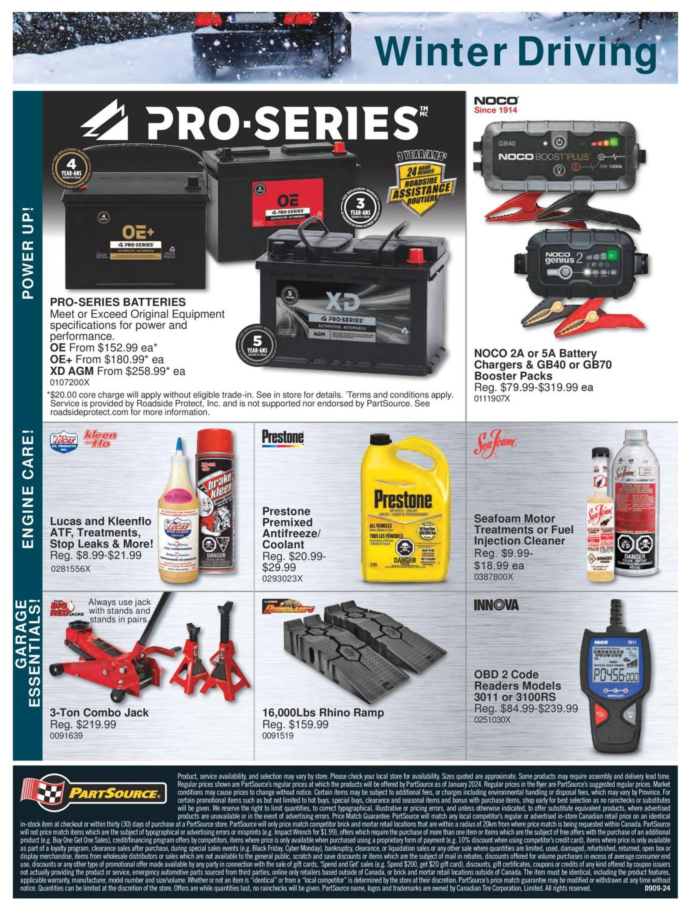 PartSource Flyer January 2 to 8