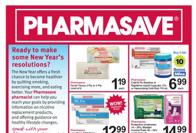 Pharmasave (ON & West) Flyer January 3 to 16