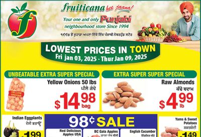 Fruiticana (Chestermere) Flyer January 3 to 9