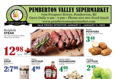 Pemberton Valley Supermarket Flyer January 5 to 11