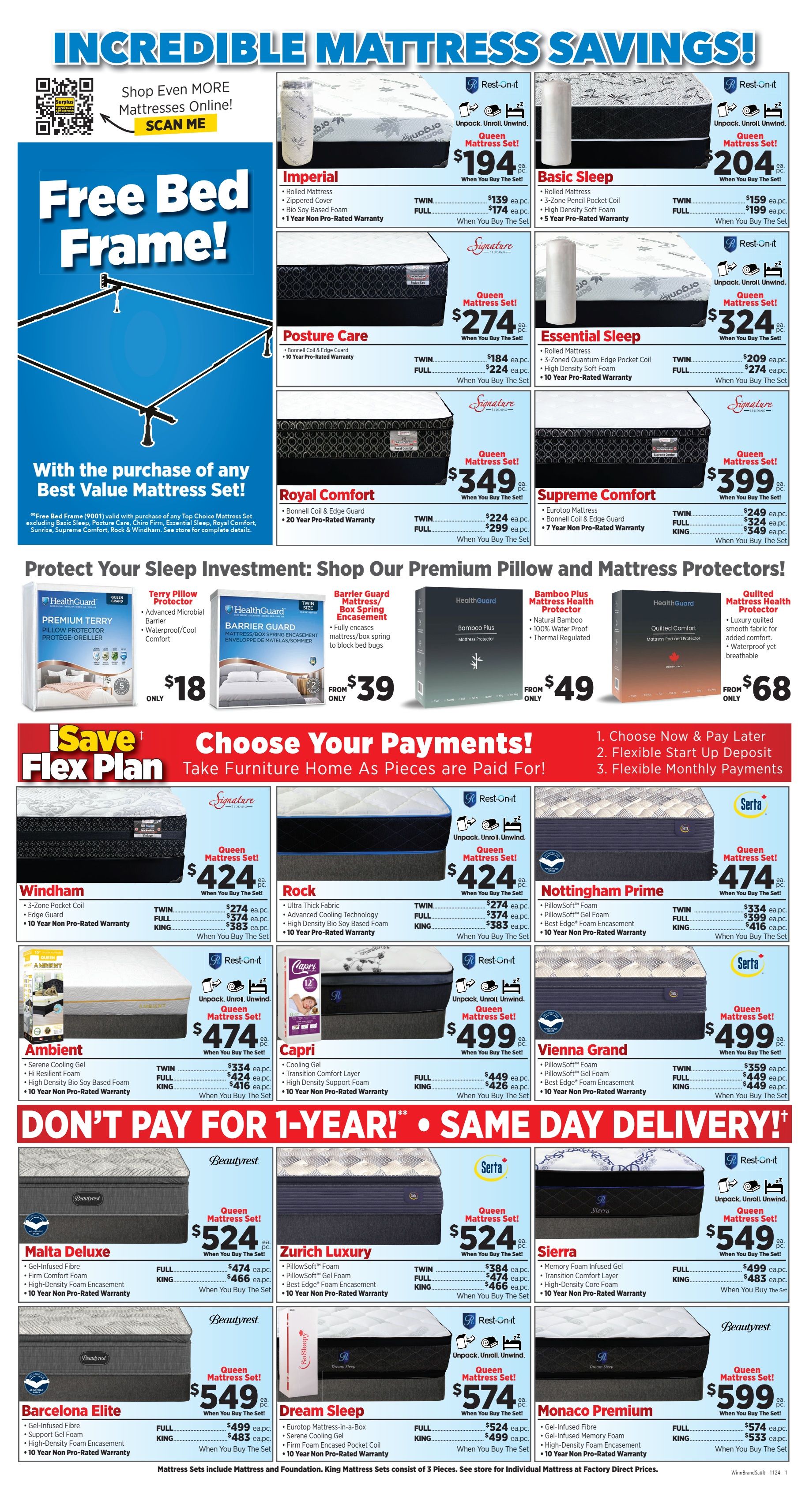 Surplus Furniture & Mattress Warehouse (Sault Ste Marie) Flyer January 6 to 26