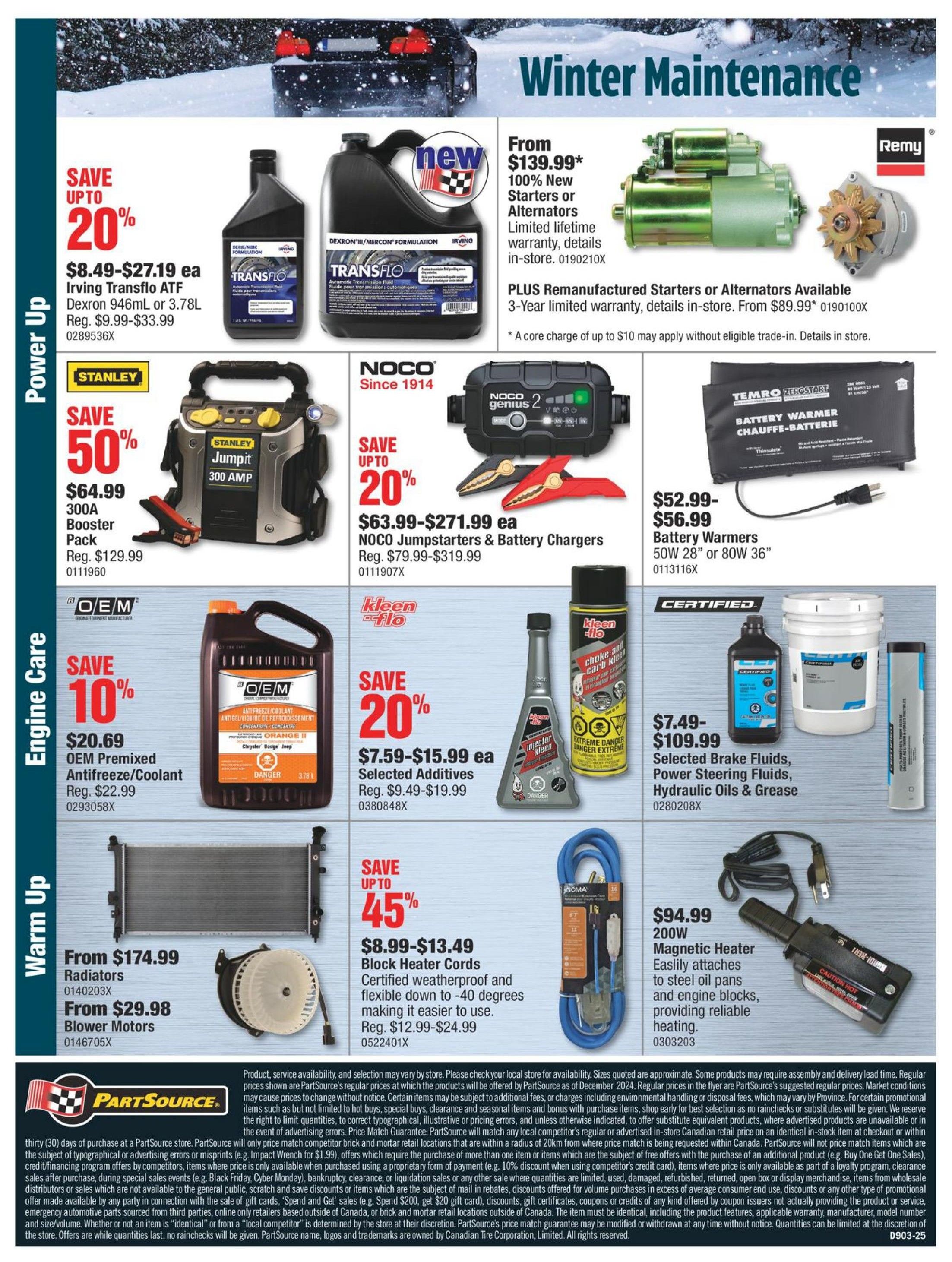 PartSource Flyer January 9 to 22
