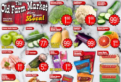 The Old Farm Market (Courtenay) Flyer January 9 to 15