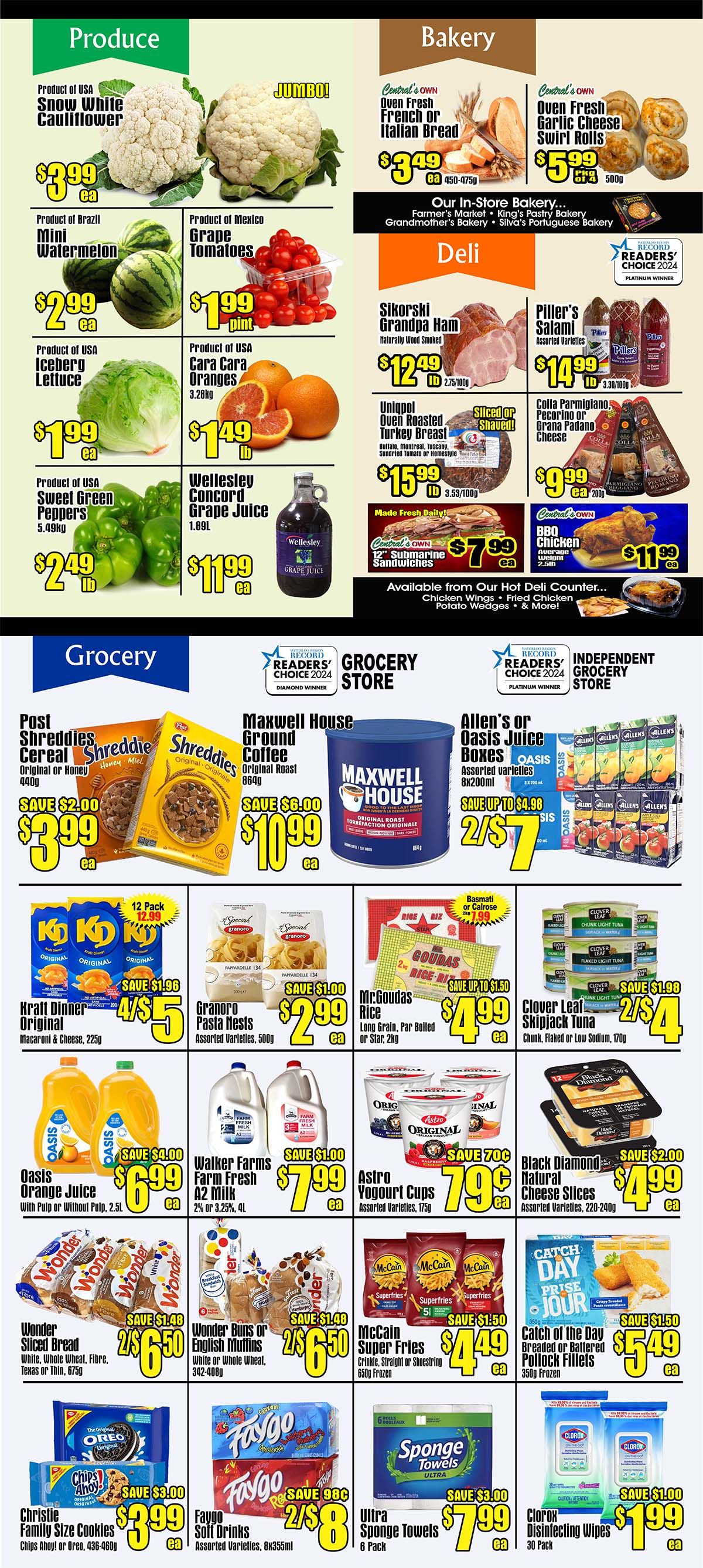 Central Fresh Market Flyer January 9 to 16