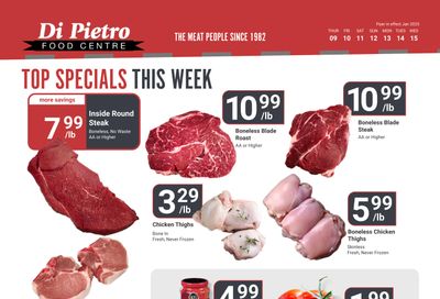 Di Pietro Food Centre Flyer January 9 to 15