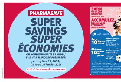 Pharmasave (NB) Super Savings Flyer January 10 to 23 Pharmasave (NB) Super Savings Flyer January 10 to 23