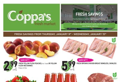 Coppa's Fresh Market Flyer January 9 to 15