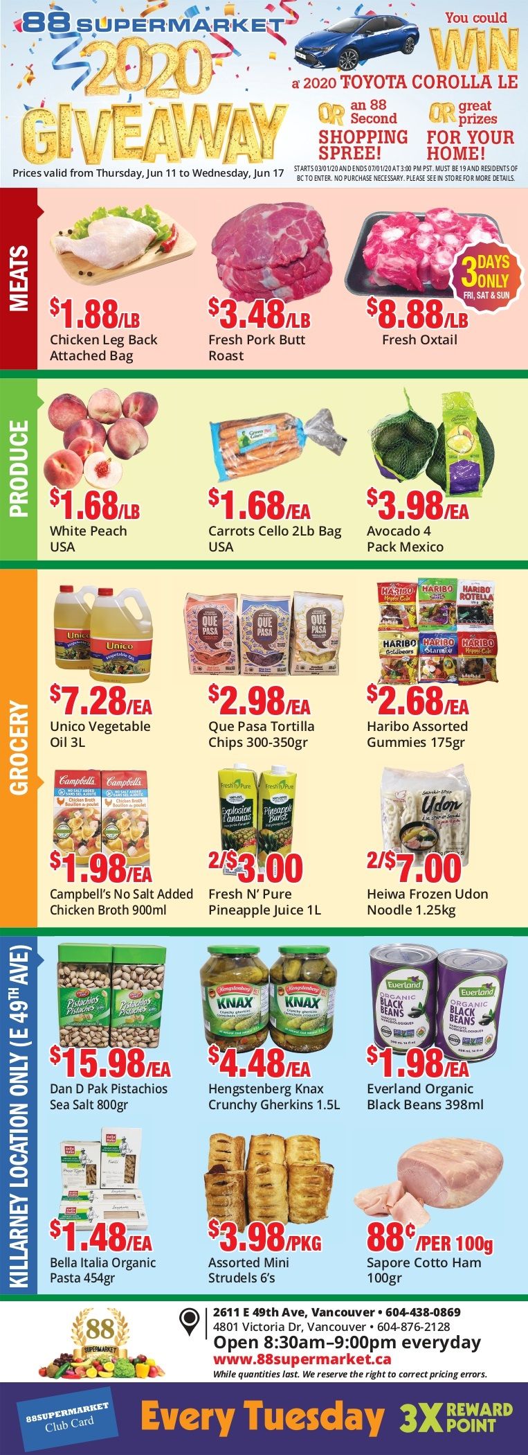 88 Supermarket Flyer June 11 to 17