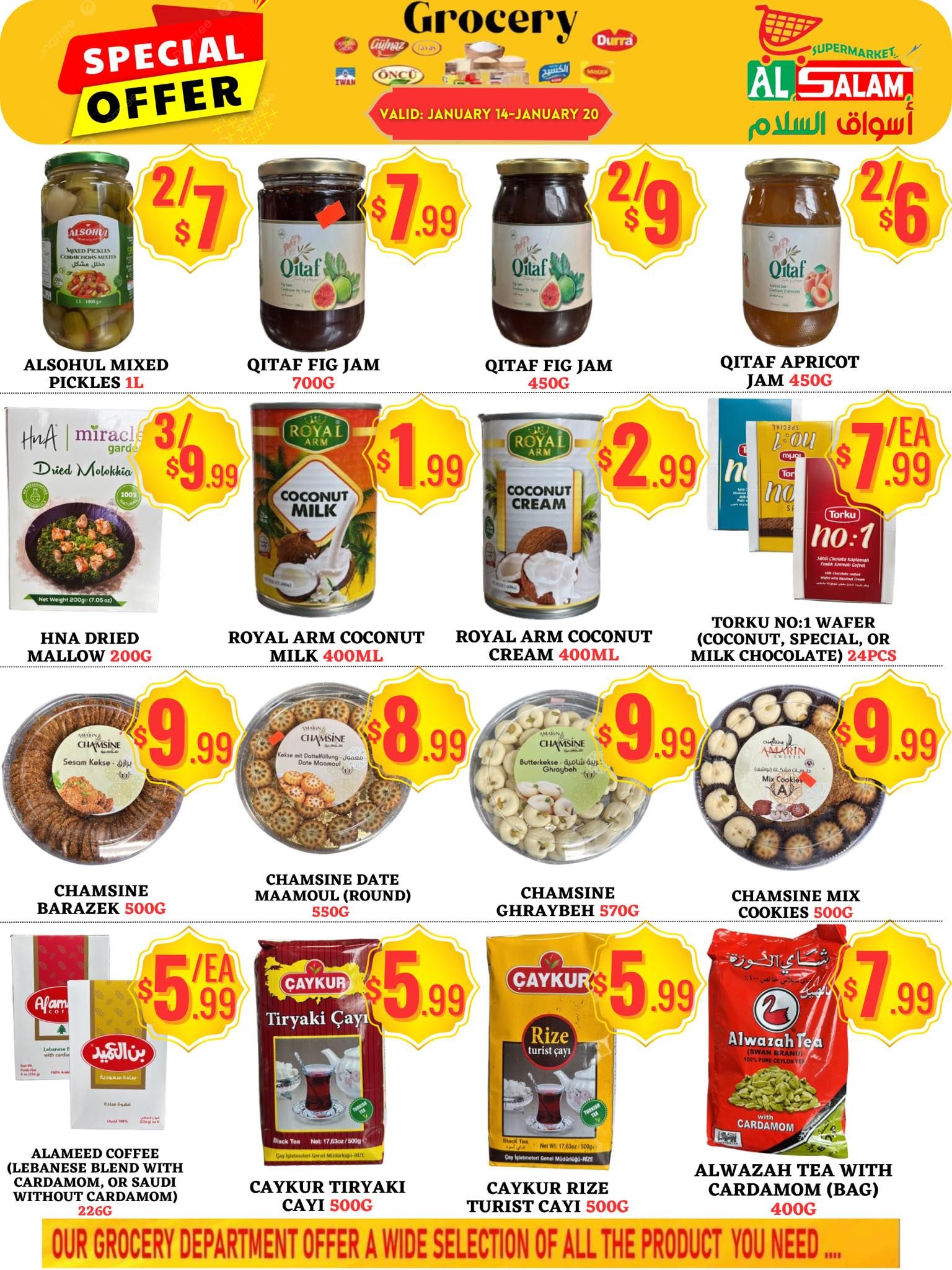 Al-Salam Supermarket Flyer January 14 to 20